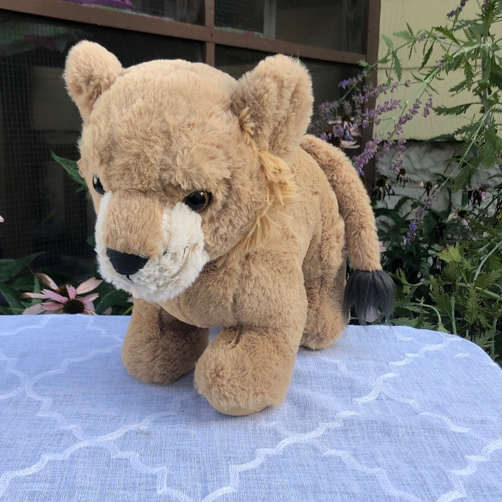 DISNEY Lion King baby Simba BUILD A BEAR large super soft stuffed plush toy